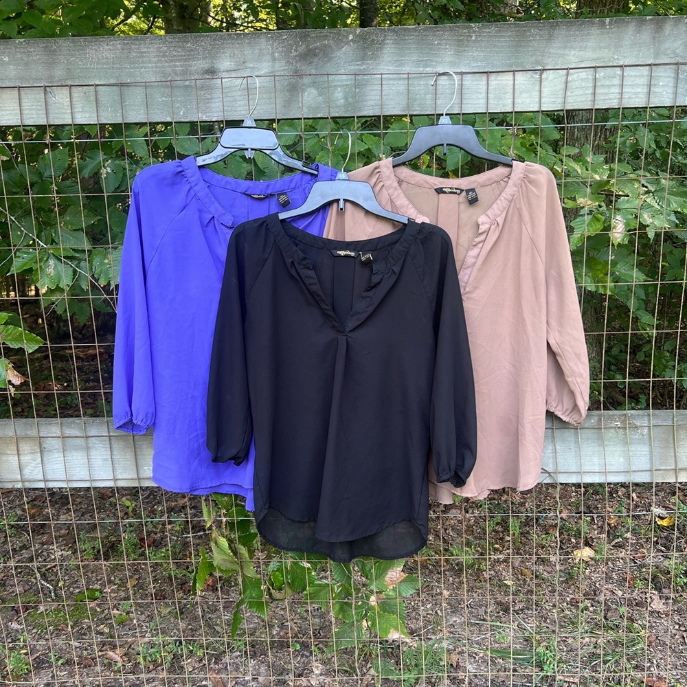 3 Medium Blouses